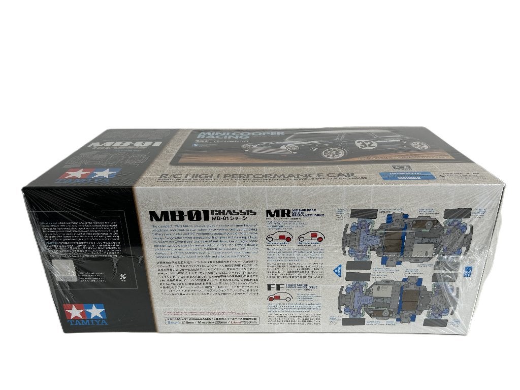 Tamiya 58747 1:10 RC Mini Cooper Racing MB-01 1/10 rc auto, Elektro, Verzenden, Nieuw, Schaal 1:10