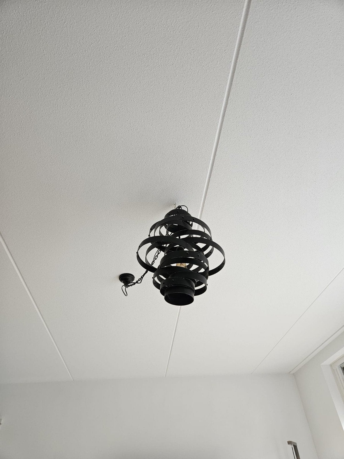 Hanglamp spiraal, Ophalen