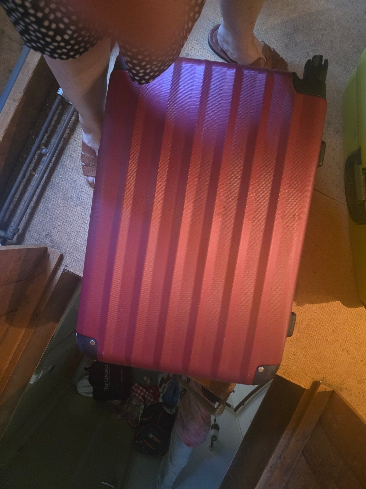 koffer, Sieraden, Tassen en Uiterlijk, Koffers, Ophalen, Gebruikt, Hard kunststof, 70 cm of meer