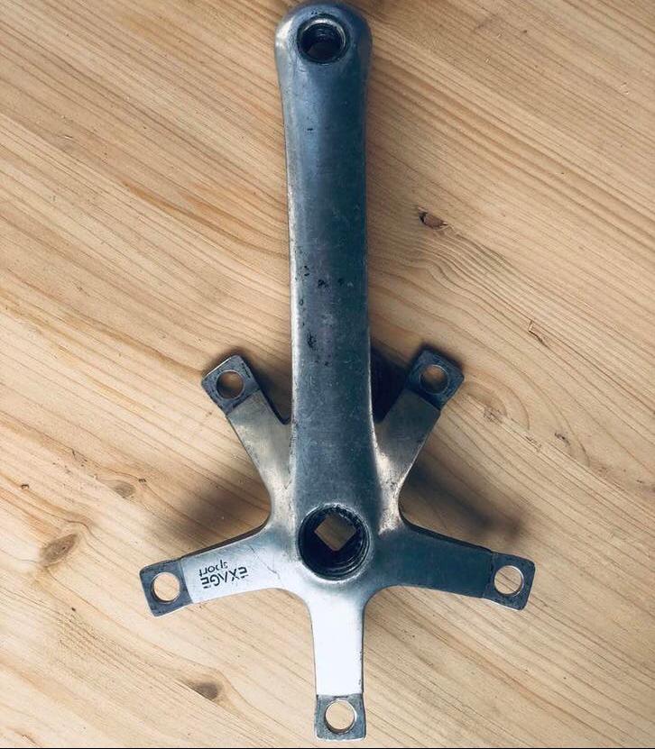 Shimano FC-A450 Exage Sport Crankstel 170mm, Fietsen en Brommers, Fietsonderdelen, Crankstel of Pedalen, Gebruikt, Ophalen of Verzenden