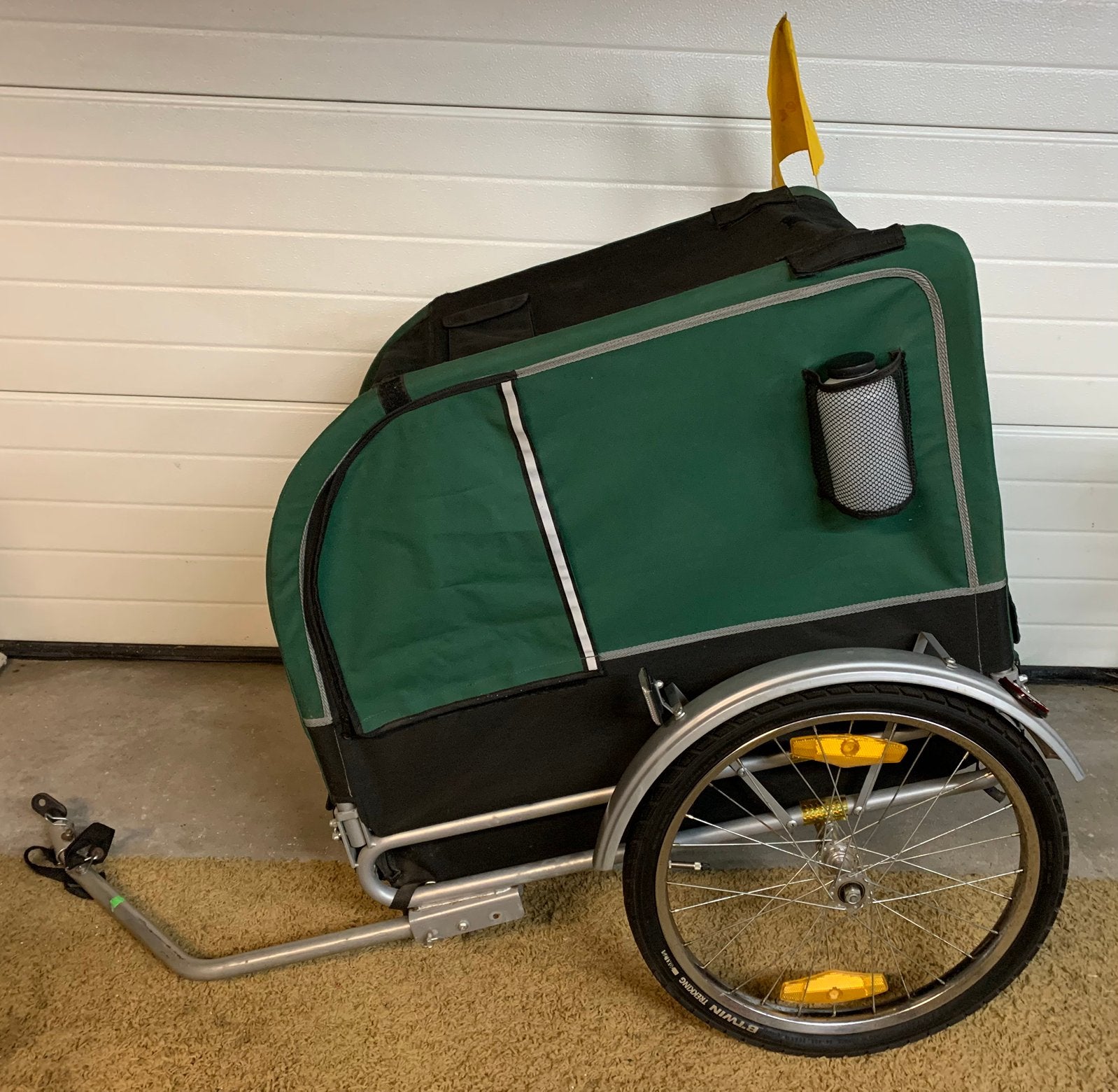 Hondenfietskar middelgrote hond, Ophalen, Gebruikt, Opvouwbaar, 20 tot 40 kg