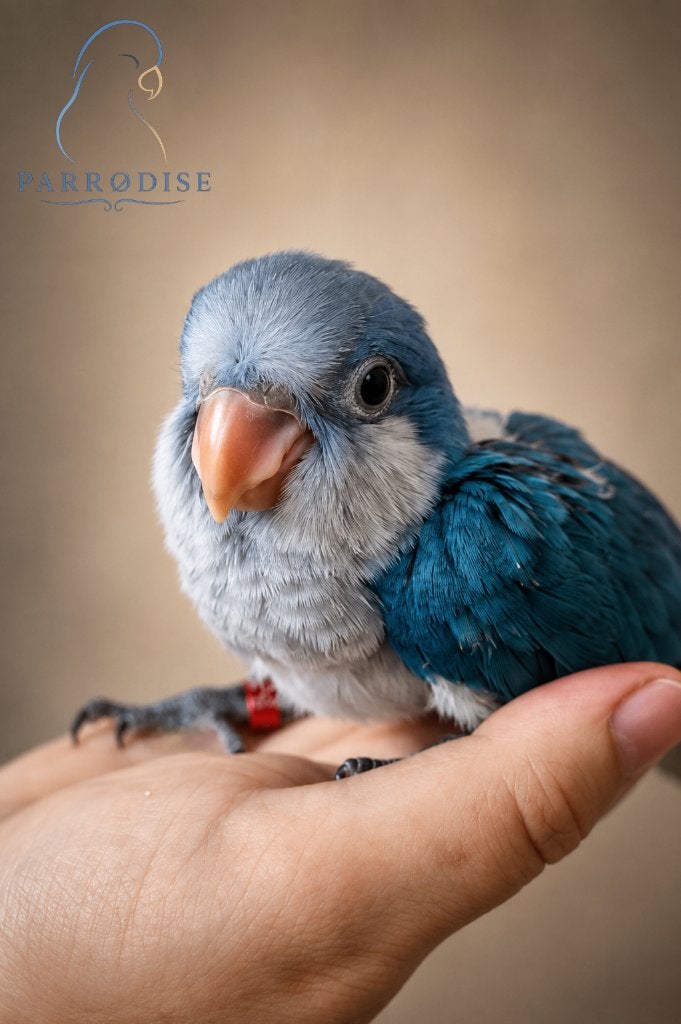 PRACHTIGE Tamme Muisparkiet Blauw 2026, Dieren en Toebehoren, Vogels | Parkieten en Papegaaien, Geslacht onbekend, Parkiet, Pratend