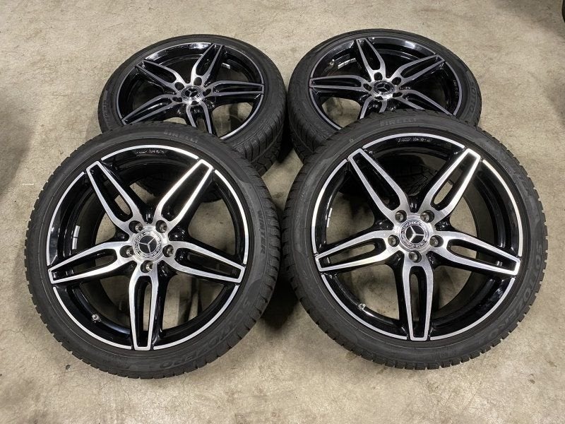 19 inch originele AMG velgen + winterbanden MB E klasse W213