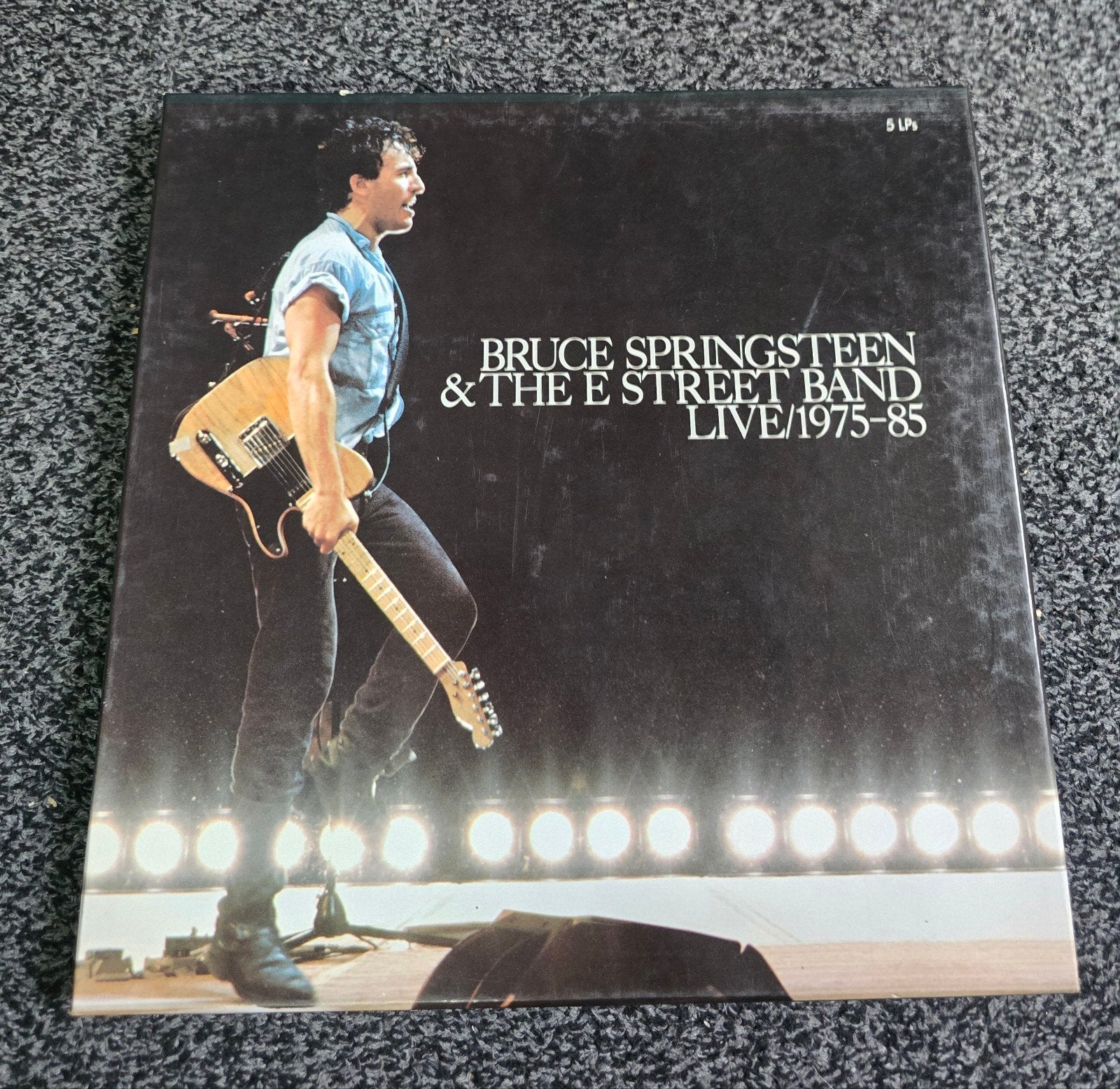 Bruce Springsteen live 5lp box, Ophalen of Verzenden, Zo goed als nieuw, 12 inch, Poprock
