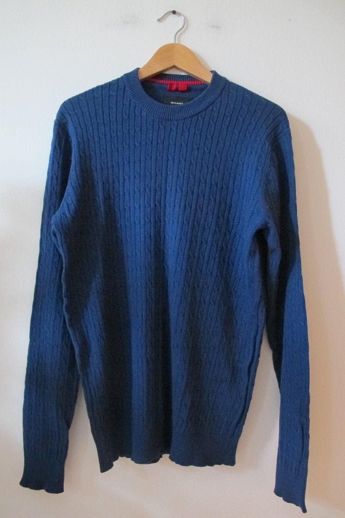 Blue knit jumper (Reserved), Maat 52/54 (L), Blauw, Nieuw, Ophalen of Verzenden