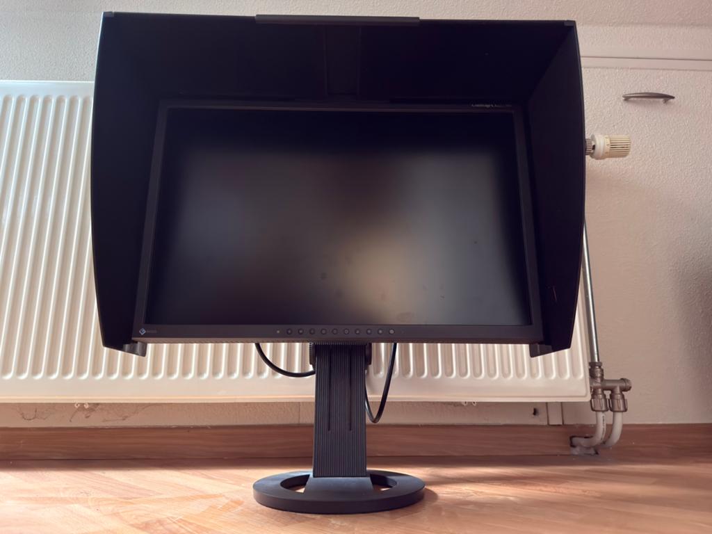 EIZO ColorEdge CG223W - grafische monitor incl. lichtkappen, Computers en Software, Ophalen, Gebruikt, IPS, DVI