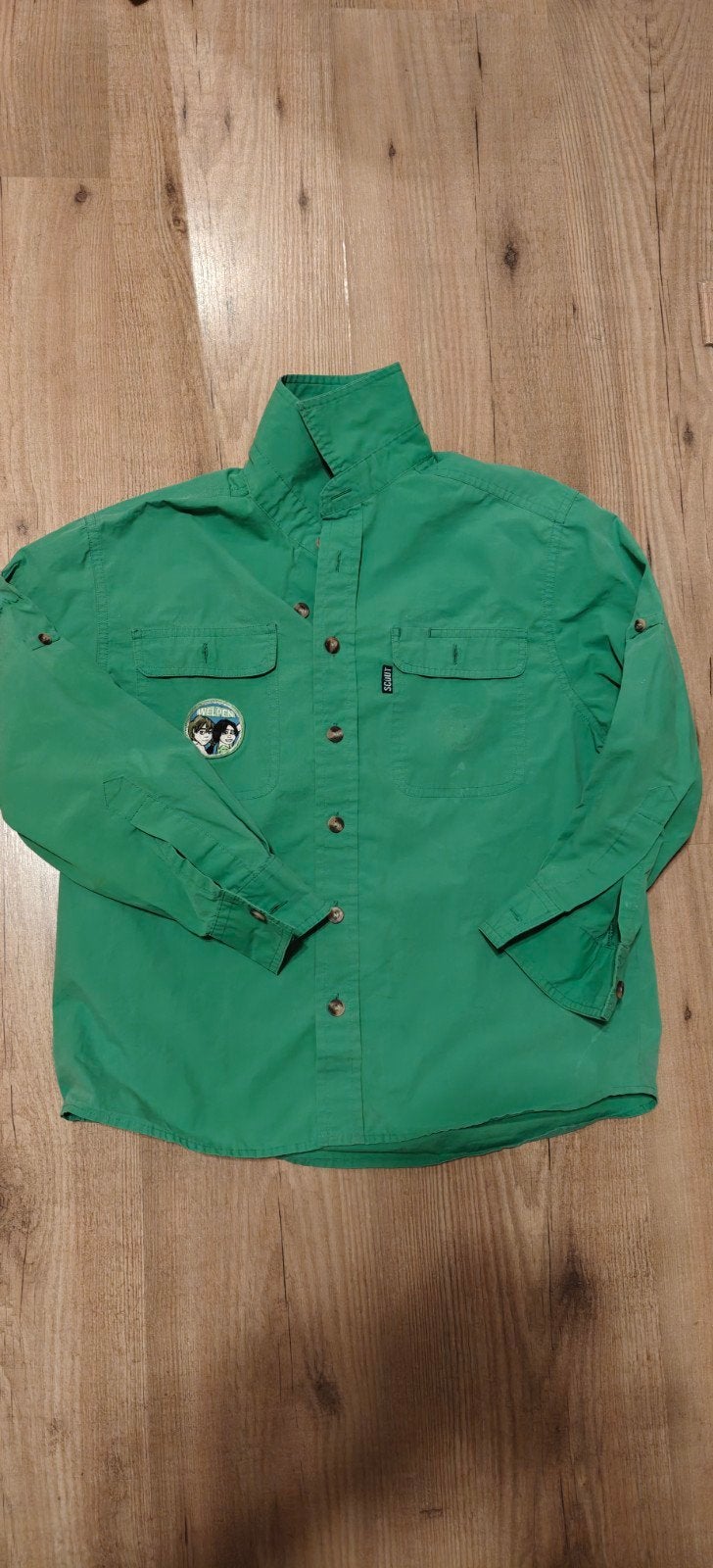 Scouting blouse Welpen maat 140, Ophalen of Verzenden, Gebruikt, Jongen of Meisje, Overhemd of Blouse