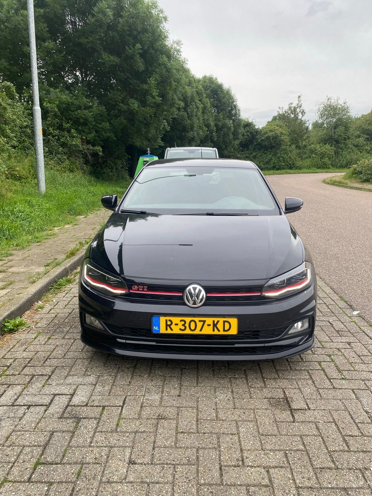 Volkswagen Polo 2.0 TSI 200pk 6-DSG 2019 Zwart, Auto's, Volkswagen, Stof, 4 cilinders, 1984 cc, Zwart
