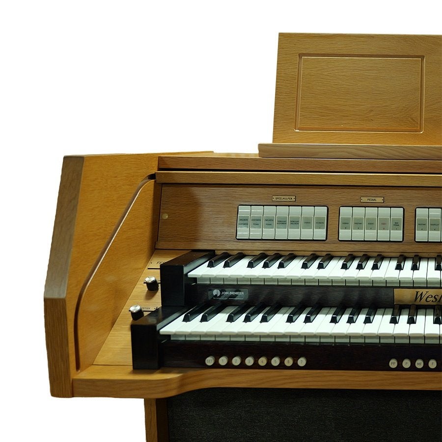 Johannus Wesley Festivo Blank Eiken - Occasion, 2 klavieren, Gebruikt, Ophalen of Verzenden, Orgel