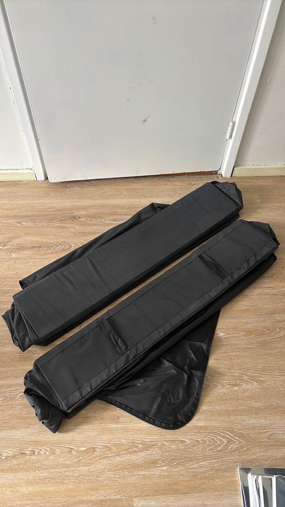 2x Ikea skubb opbergtassen zwart, Ophalen, Gebruikt, 50 tot 100 cm, Minder dan 50 cm