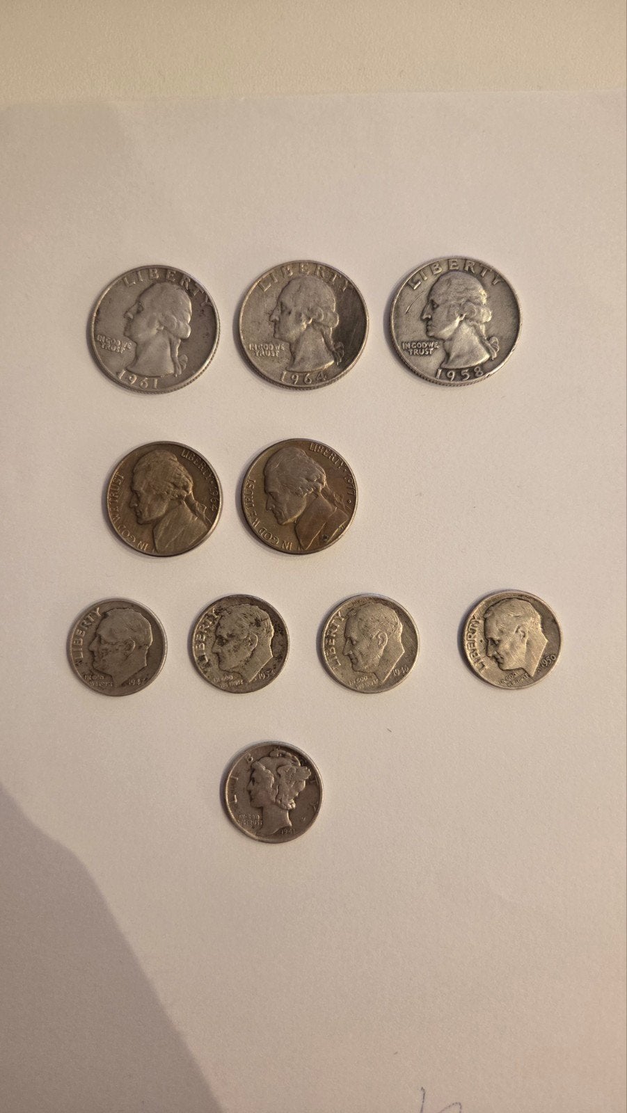 Amerikaanse munten collectie - diverse jaren en types, Ophalen of Verzenden, Noord-Amerika, Setje, Zilver
