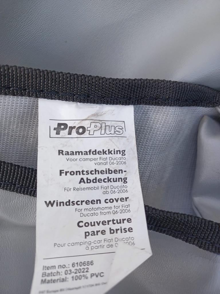 Windscreencover voor Fiat Ducato, Caravans en Kamperen, Camper-accessoires, Ophalen of Verzenden