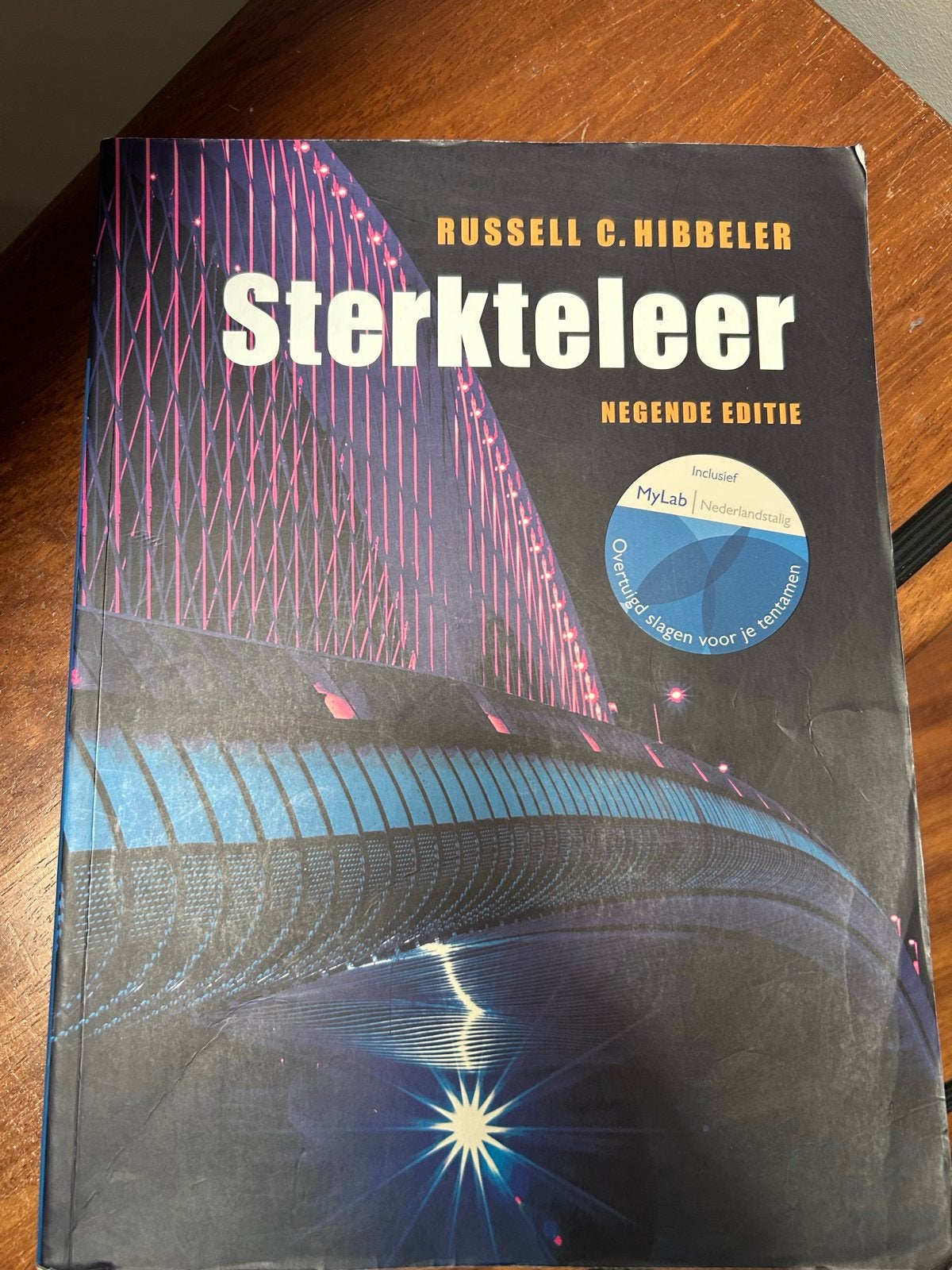 Sterkteleer - Negende Editie - Russell C. Hibbeler, Ophalen of Verzenden, Beta, Gelezen, HBO