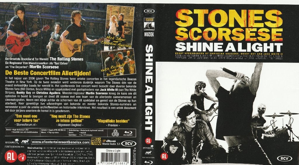 Stones scorsese shine alight blu ray ( ned. Ondert.), Ophalen of Verzenden, Zo goed als nieuw, Overige genres