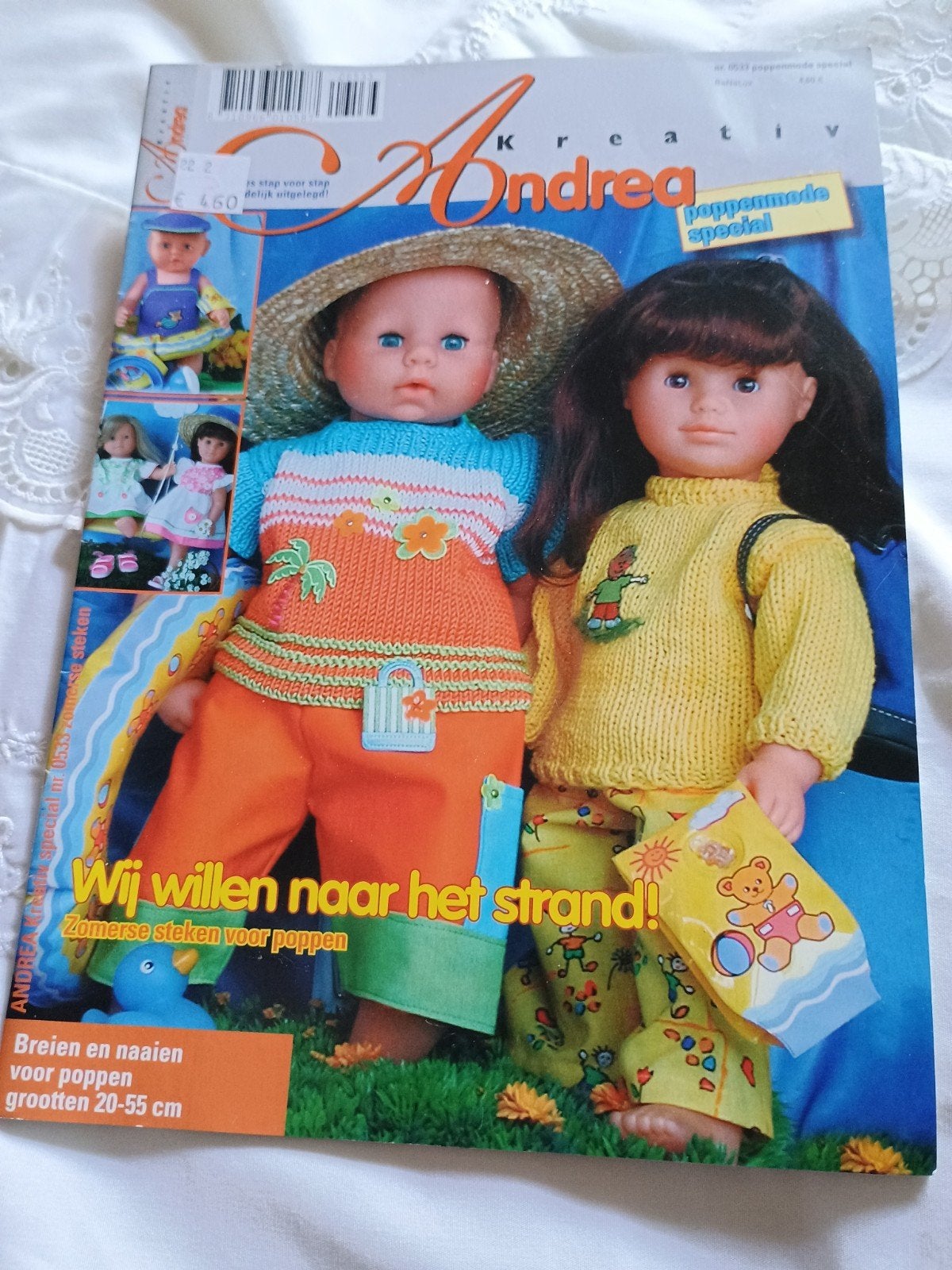 Andrea poppenkleding patronen ( nr. 12), Ophalen of Verzenden, Pop