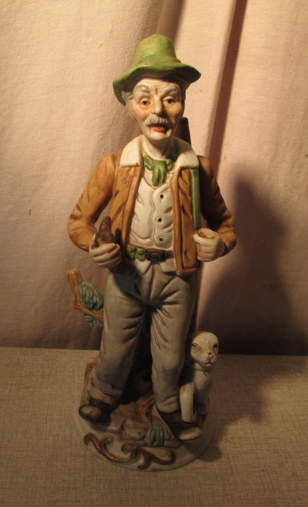 Mooi Beeld van Man en Hond - 30cm, Ophalen of Verzenden, Zo goed als nieuw, Mens