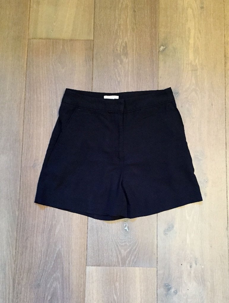 Als nieuw: H&M korte zwarte broek; hoge taille. Maat 36, Kleding | Dames, H&M, Kort, Zwart, Ophalen of Verzenden