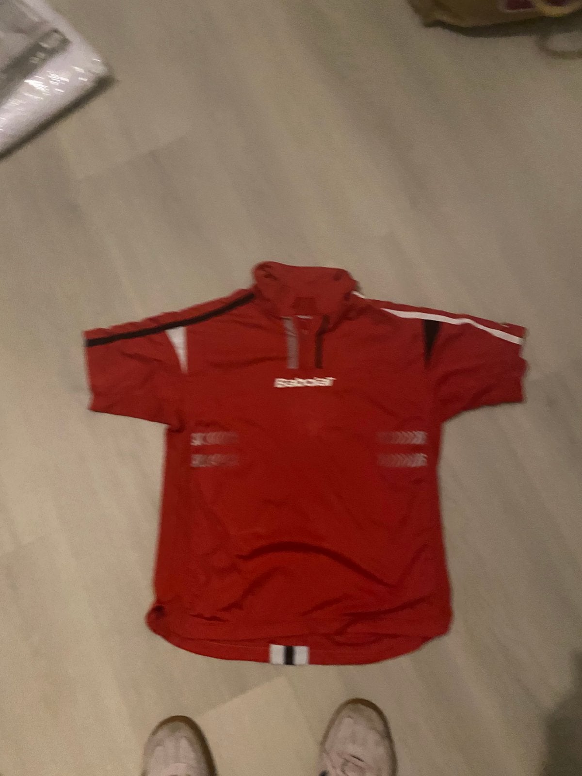 Tennis shirt zgan mooi rood 176 164, Kinderen en Baby's, Kinderkleding | Maat 176, Ophalen of Verzenden, Zo goed als nieuw, Meisje