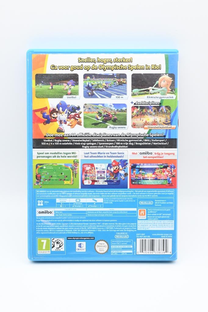 Mario & Sonic Olympische Spelen Rio 2016 - Nintendo Wii U, Nintendo, Gebruikt, Nintendo Co., Ltd. 11-1 Hokotate-cho Kamitoba, Minami-ku Kyoto 601-8501 Japan