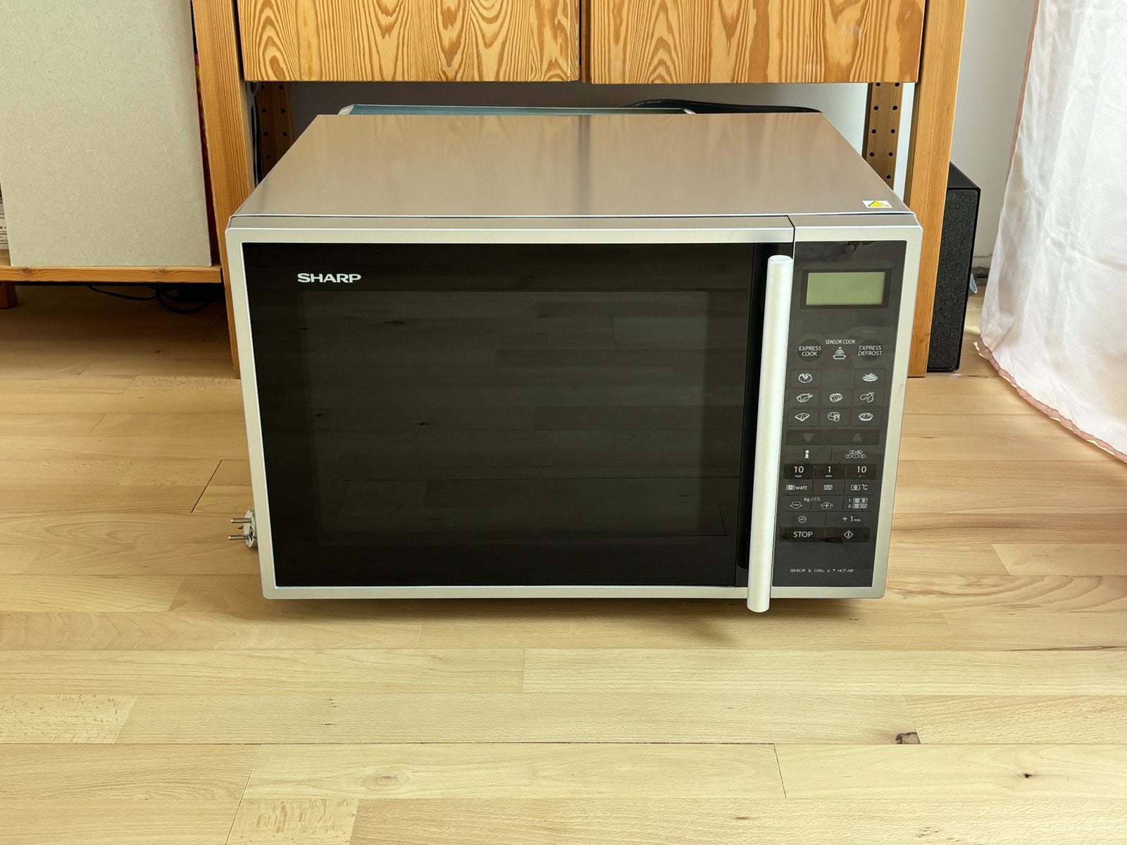 Sharp R-961(IN)W - Combi oven magnetron Grill & Hete Lucht, Ophalen, Minder dan 45 cm, Gebruikt, Hete lucht
