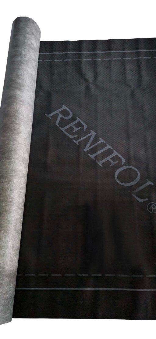 Spinvliesfolie Refinol (nieuw); restant van ruim 25 meter, Doe-het-zelf en Verbouw, Ophalen, Nieuw, 15 m² of meer, Folie