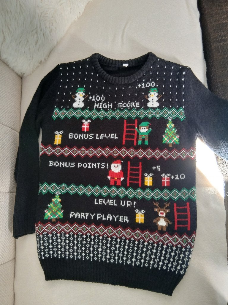 Kersttrui kind 146/152, Ophalen, Zo goed als nieuw, Jongen of Meisje, Trui of Vest
