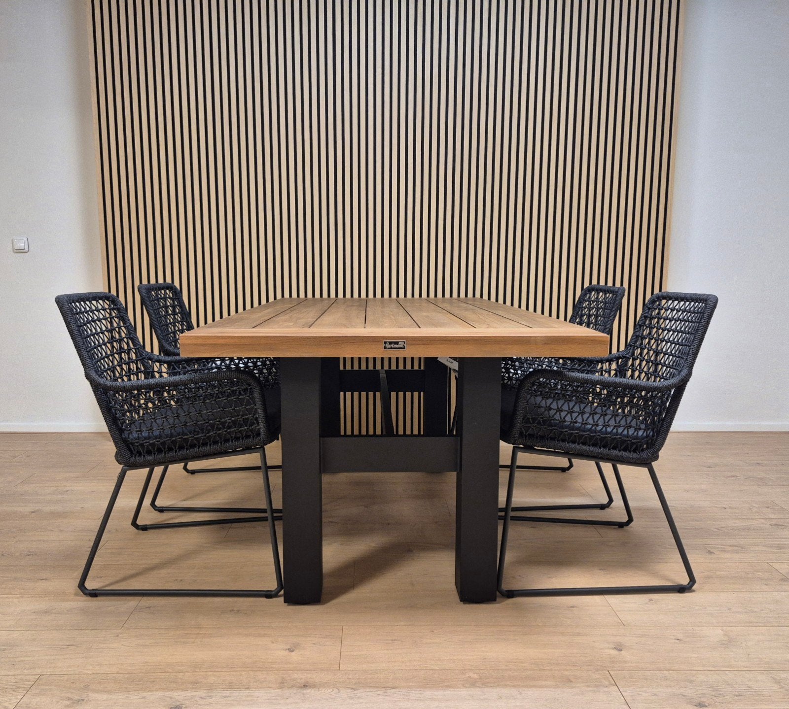 Hartman Yasmani/Heron tuintafel NP €1299,-, Tuin en Terras, Tuinsets en Loungesets, Ophalen, 4 zitplaatsen, Tuinset, Eettafel