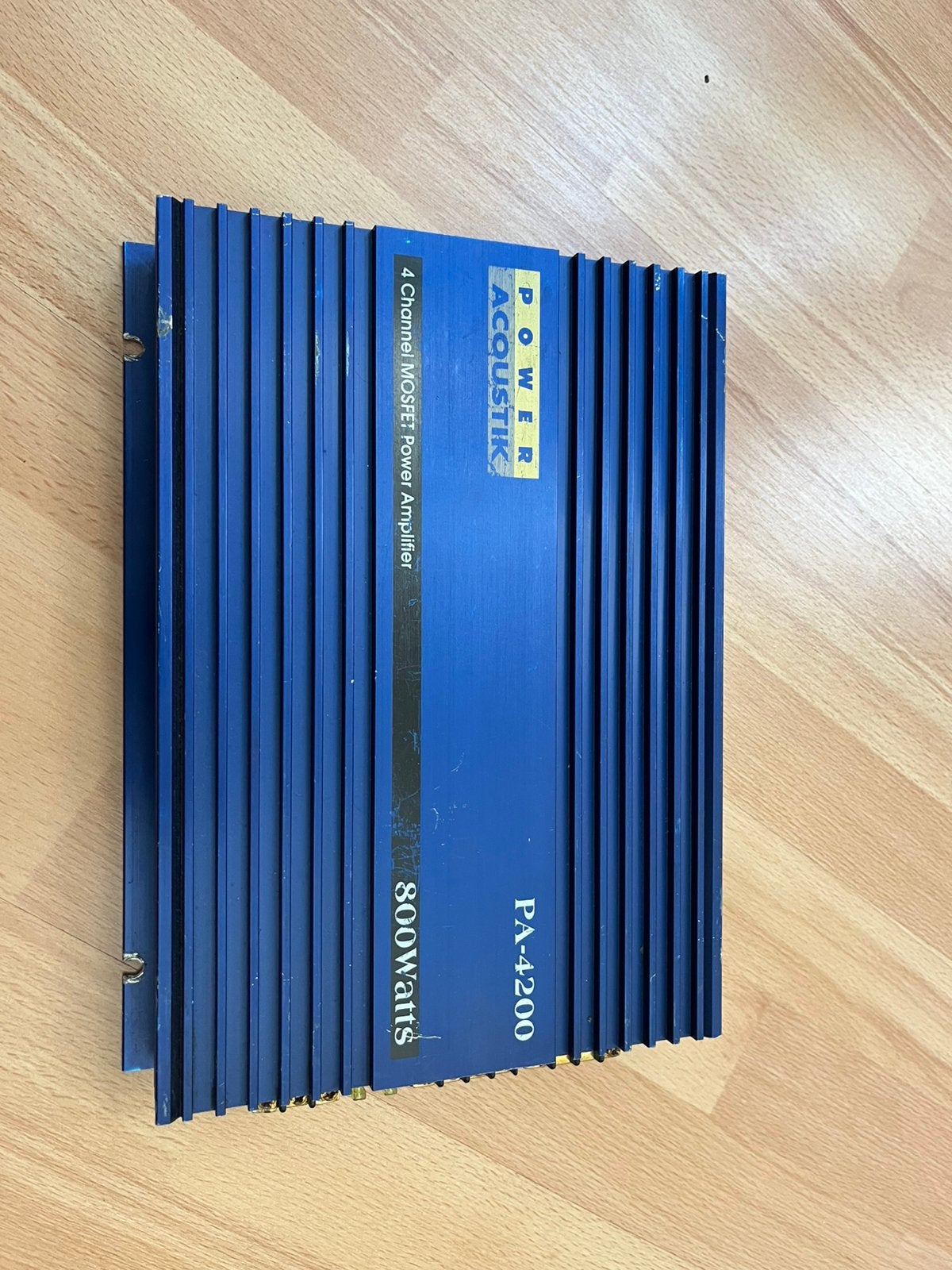 Power acoustik versterker, Ophalen, Gebruikt