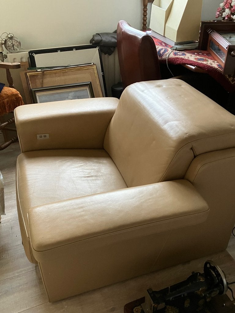 relaxstoel van de Toekomst, Ophalen, Zo goed als nieuw, 75 tot 100 cm, Leer