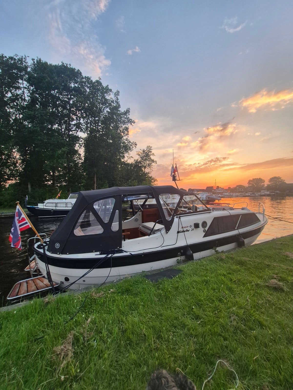 Nidelv 24 Black Line uit 1987 met gereviseerde Yanmar 3GM30F, Watersport en Boten, Motorboten en Motorjachten, Ophalen of Verzenden