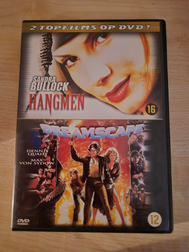 Hangmen/ Dreamscape; 2 films op 1 dvd, Vanaf 16 jaar, Ophalen of Verzenden, Zo goed als nieuw