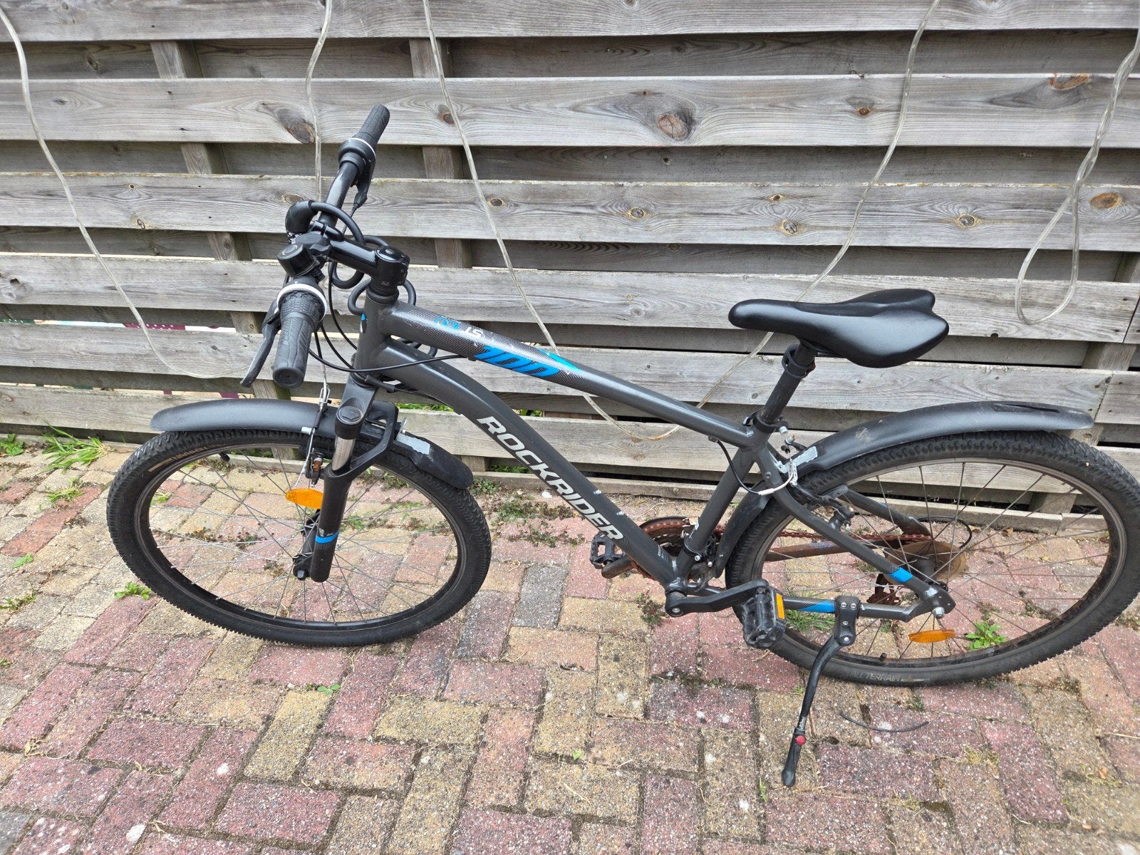 goeie stoere jongens fiets rockrider, Ophalen, 24 inch of meer, Gebruikt, Velgrem