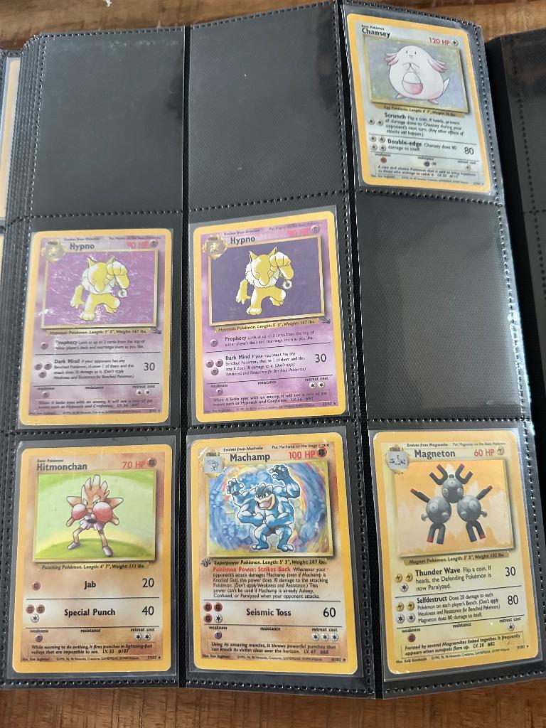 Vintage Pokemon kaarten base set fossil, Ophalen of Verzenden, Gebruikt, Meerdere kaarten