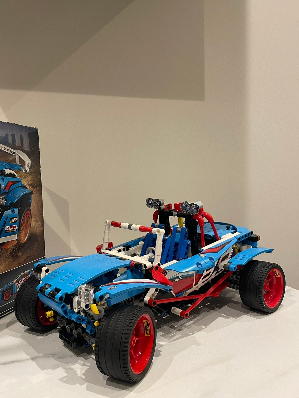 Technic lego Rally car 2 in 1 zgan, Ophalen of Verzenden, Zo goed als nieuw