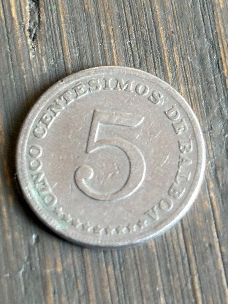 5 Centesimos 1975 Panama, Ophalen of Verzenden, Midden-Amerika, Losse munt