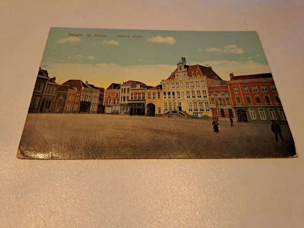 Bergen op zoom,  groote Markt, Ophalen of Verzenden, Voor 1920, Noord-Brabant