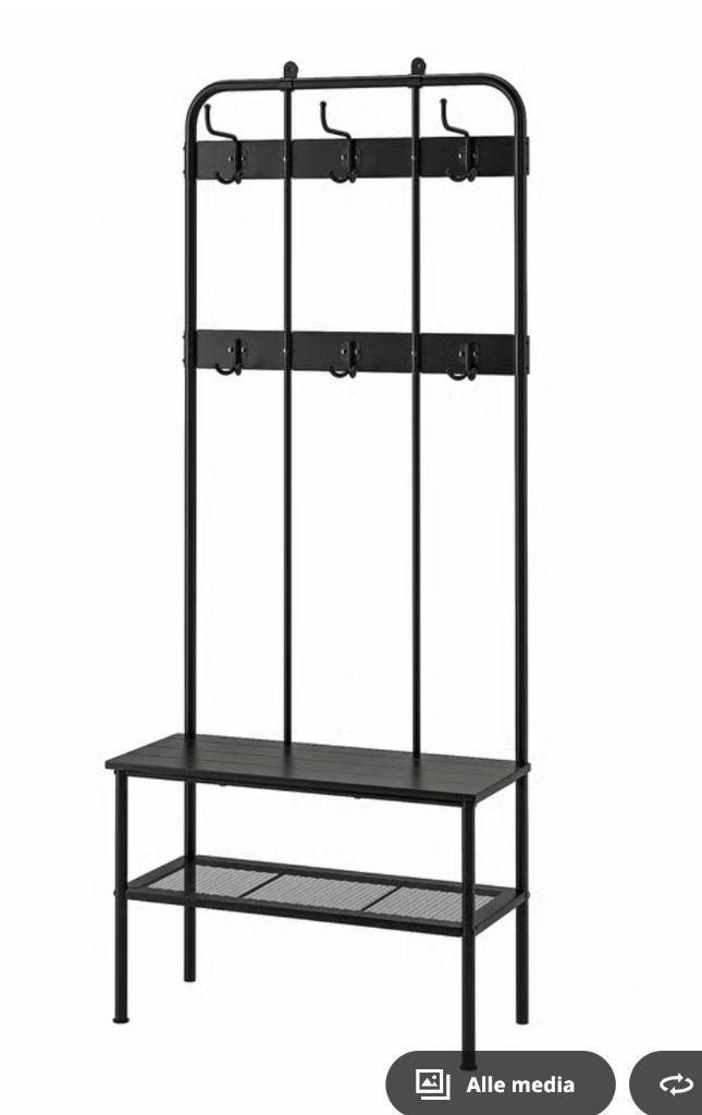 Nipasen Ikea set, Ophalen, Zo goed als nieuw, Metaal, Kinderkapstok