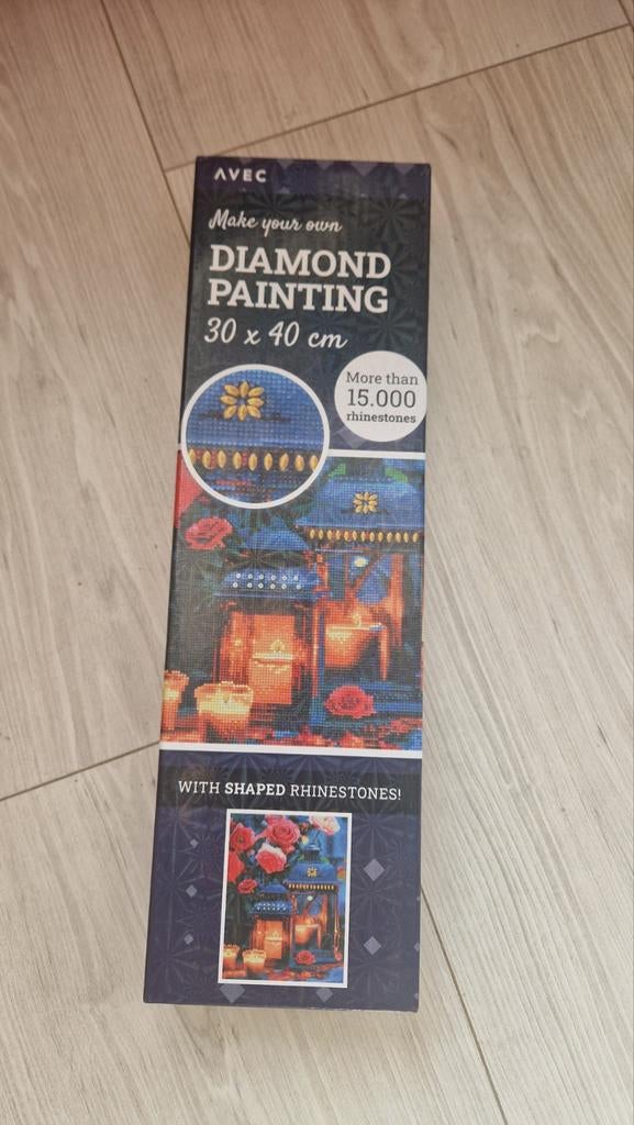 Diamond painting lampjes, Nieuw, Meerkleurig, Knutselset, Natuur en Bloemen