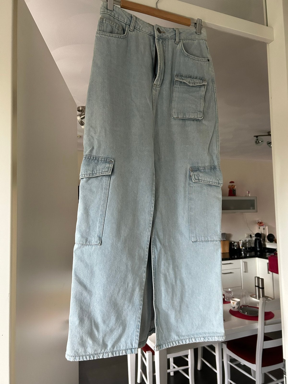 My Jewellery denim cargo lange rok maat S, Kleding | Dames, Blauw, Ophalen of Verzenden, Zo goed als nieuw, Maat 36 (S)