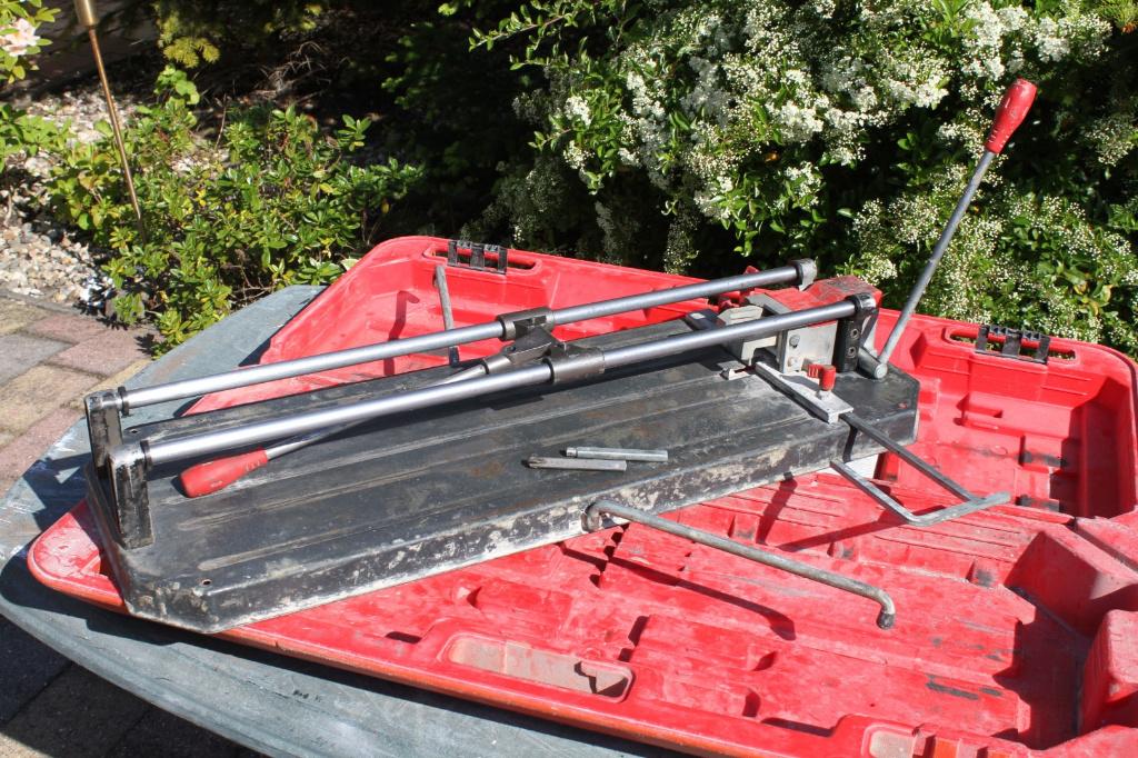 Tegelsnijder snijplank rubi TM70, Ophalen, Gebruikt, 60 cm of meer, 10 m² of meer