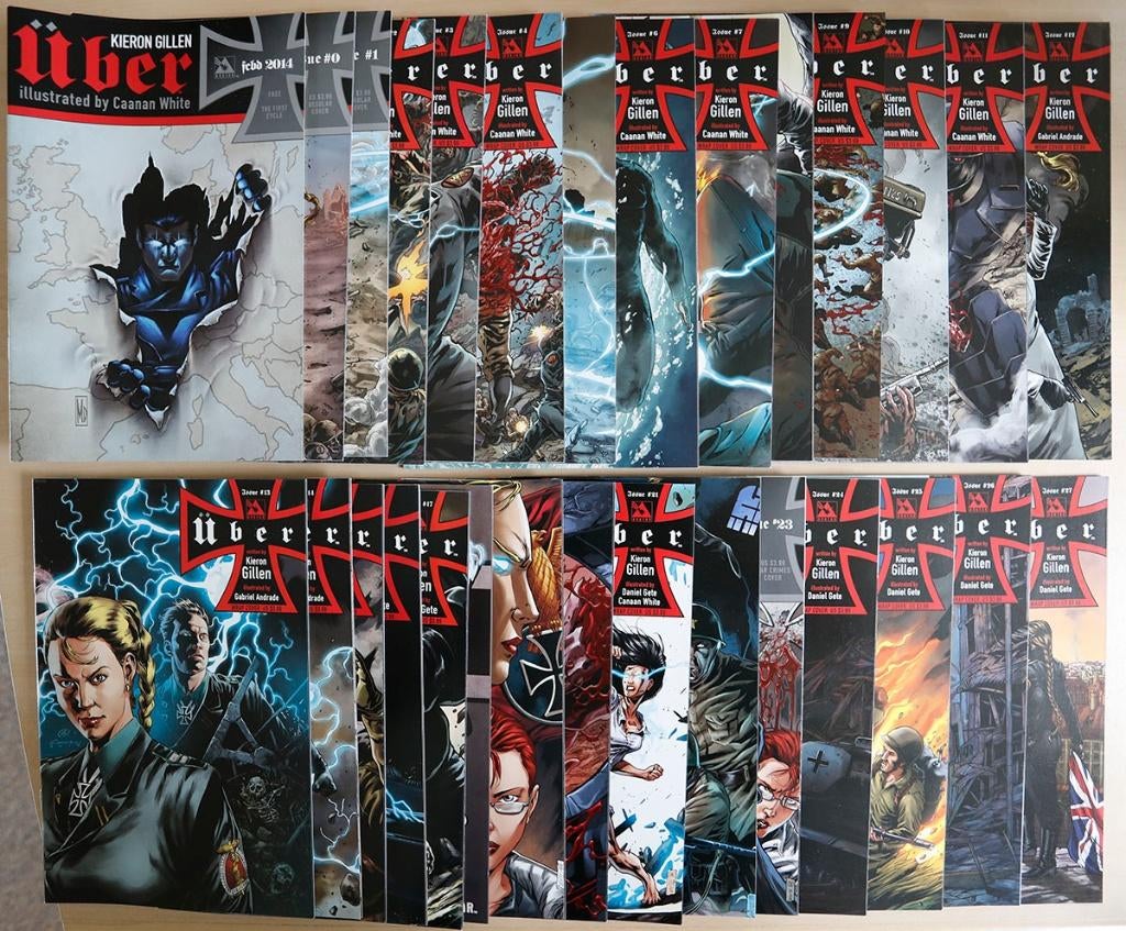 Comics: Über - Kieron Gillen - compleet (29x) - Avatar Press, Boeken, Ophalen, Amerika, Complete serie of reeks, Zo goed als nieuw