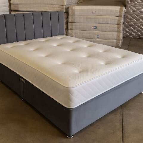 Boxspring Bed met Matras 90x200 140x200 160x200 180x200, Ophalen of Verzenden, Nieuw, Tweepersoons, Divan
