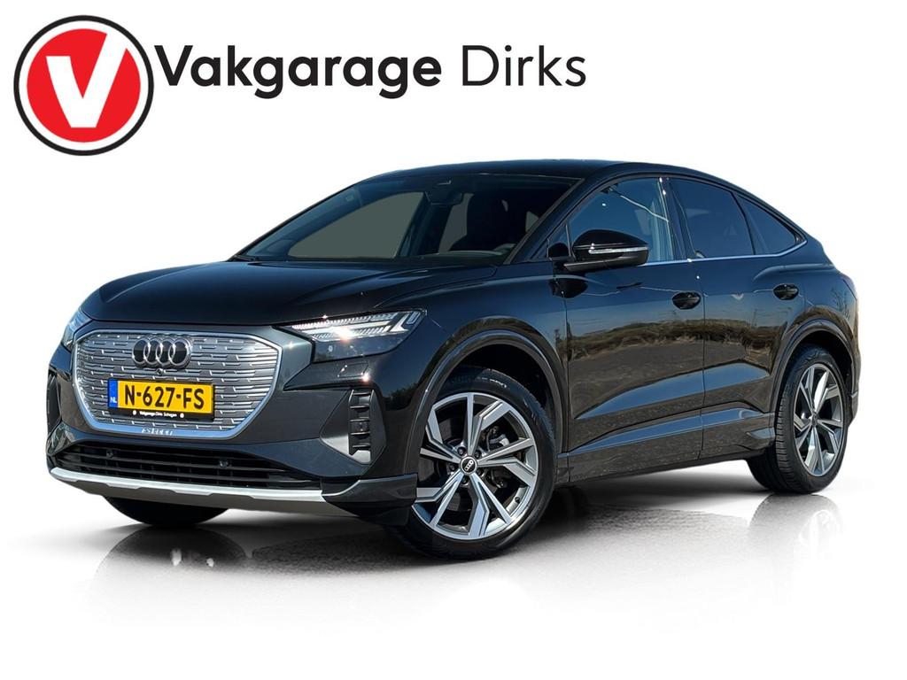 Audi Q4 Sportback e-tron 40 Launch Advanced 77 kWh ✅ Warmt, Automaat, Gebruikt, Zwart, 2020 kg