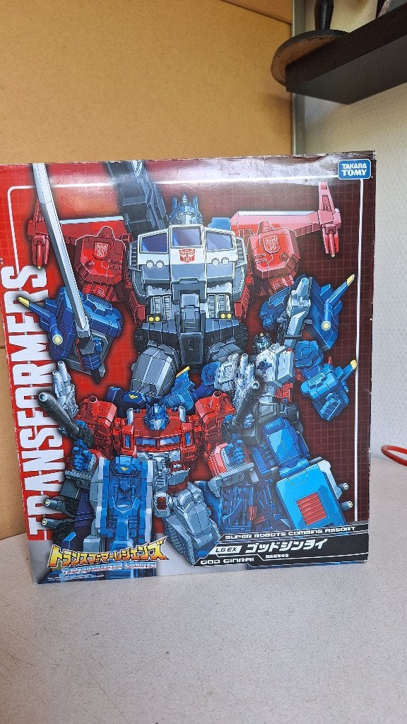 transformers Legends LG-EX God Ginrai super robot Limited !!, Overige generaties, Ophalen of Verzenden, Zo goed als nieuw, Autobots