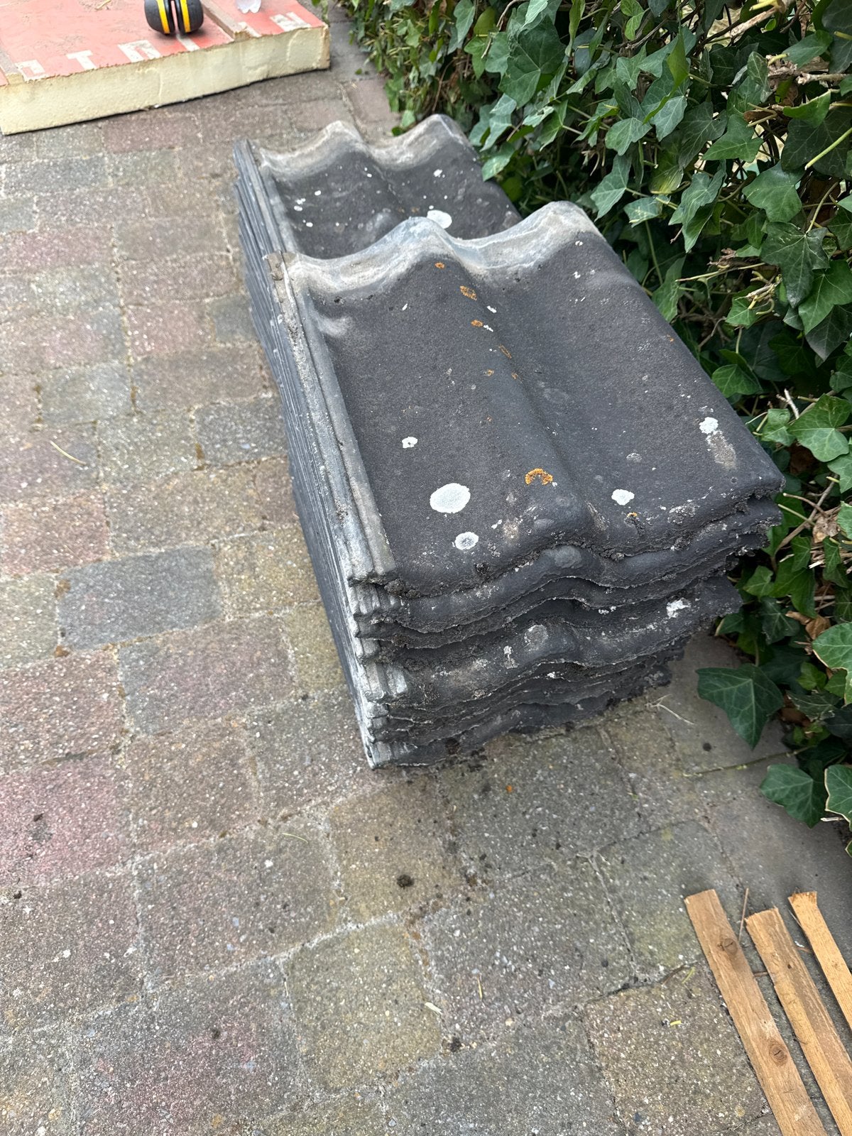 Sneldek dakpannen van beton, gebruikt, Ophalen, Overige materialen, Gebruikt, Dakpannen