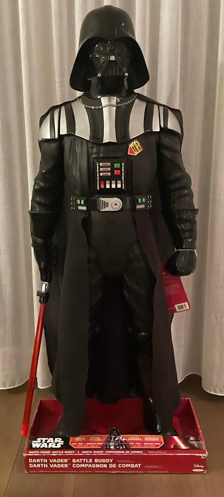 Star Wars Darth Vader Battle Buddy 120cm met geluid en doos, Verzamelen, Star Wars, Ophalen, Gebruikt, Actiefiguurtje