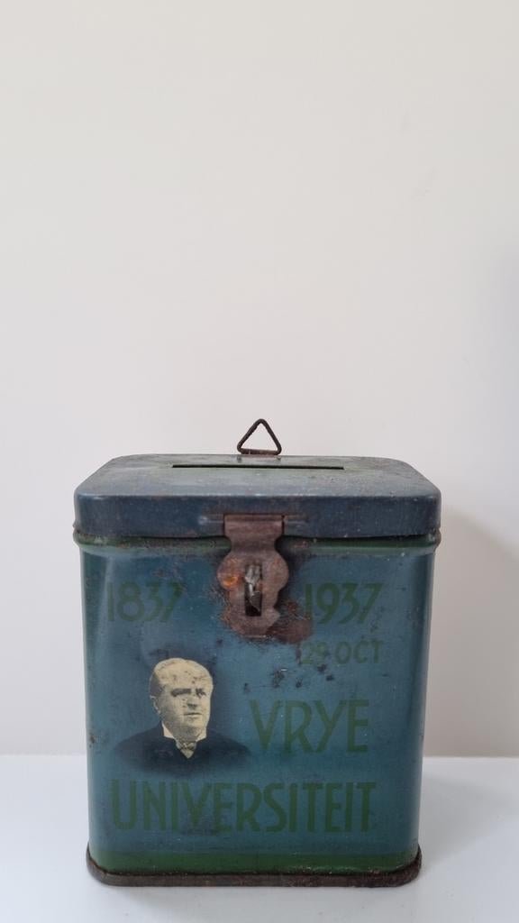 Vintage Collectebus Vrije Universiteit 1837-1937, Ophalen of Verzenden, Gebruikt