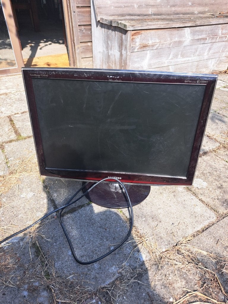 Beeldscherm Samsung 24 inch, Computers en Software, Monitoren, Gebruikt, Samsung, Overige resoluties, 60 Hz of minder