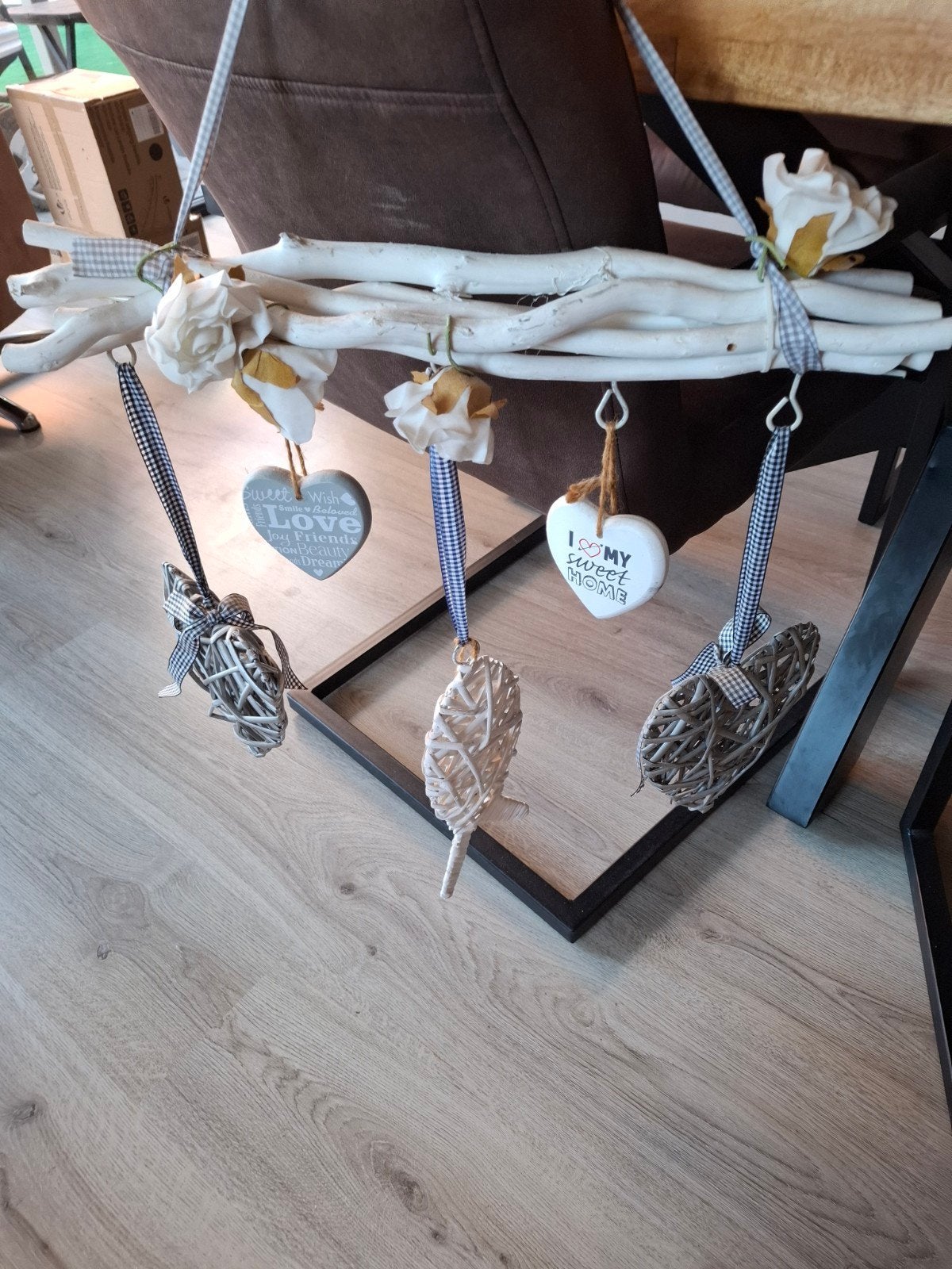 hanger met accessoires, Ophalen