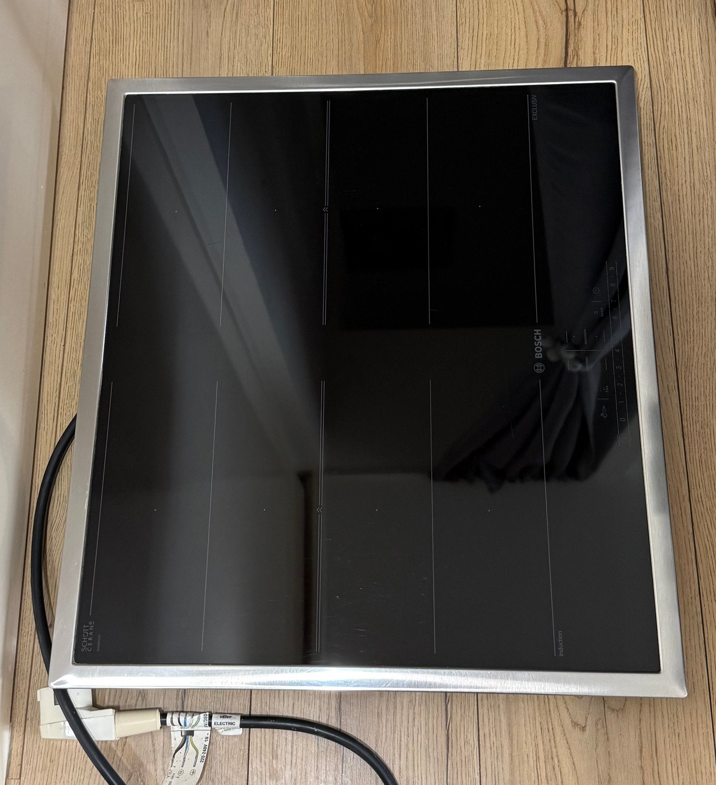 ZGAN!!!! Bosch  PIV645F17M/01 inbouw inductiekookplaat, Zo goed als nieuw, Energieklasse A of zuiniger, Inbouw, Inductie